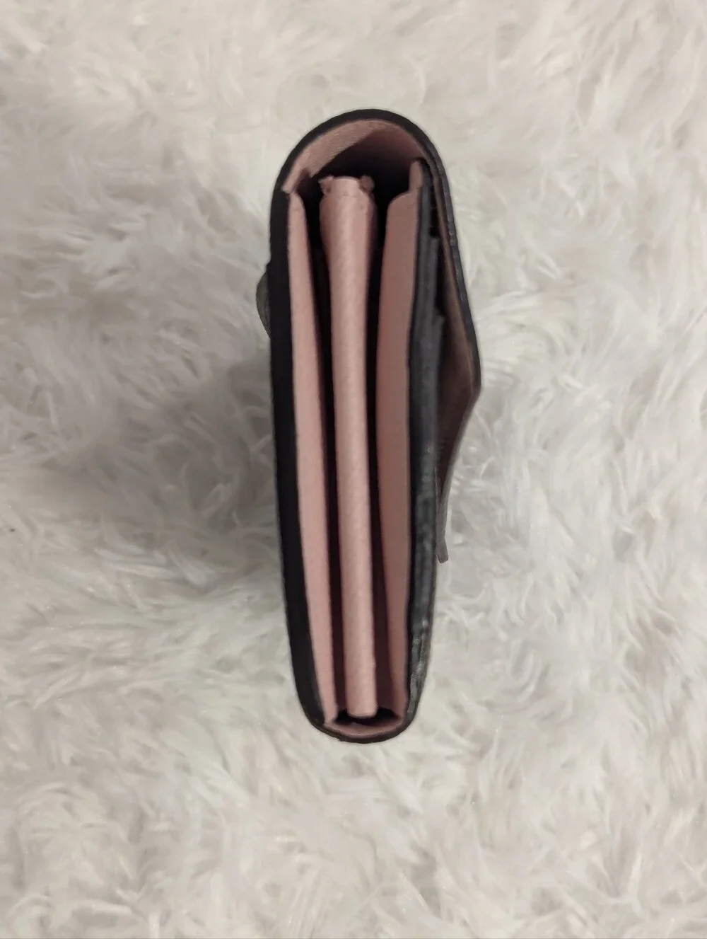 Authentic Louis Vuitton Sarah Wallet - Monogram Canvas w/ Pink Rose Ballerine